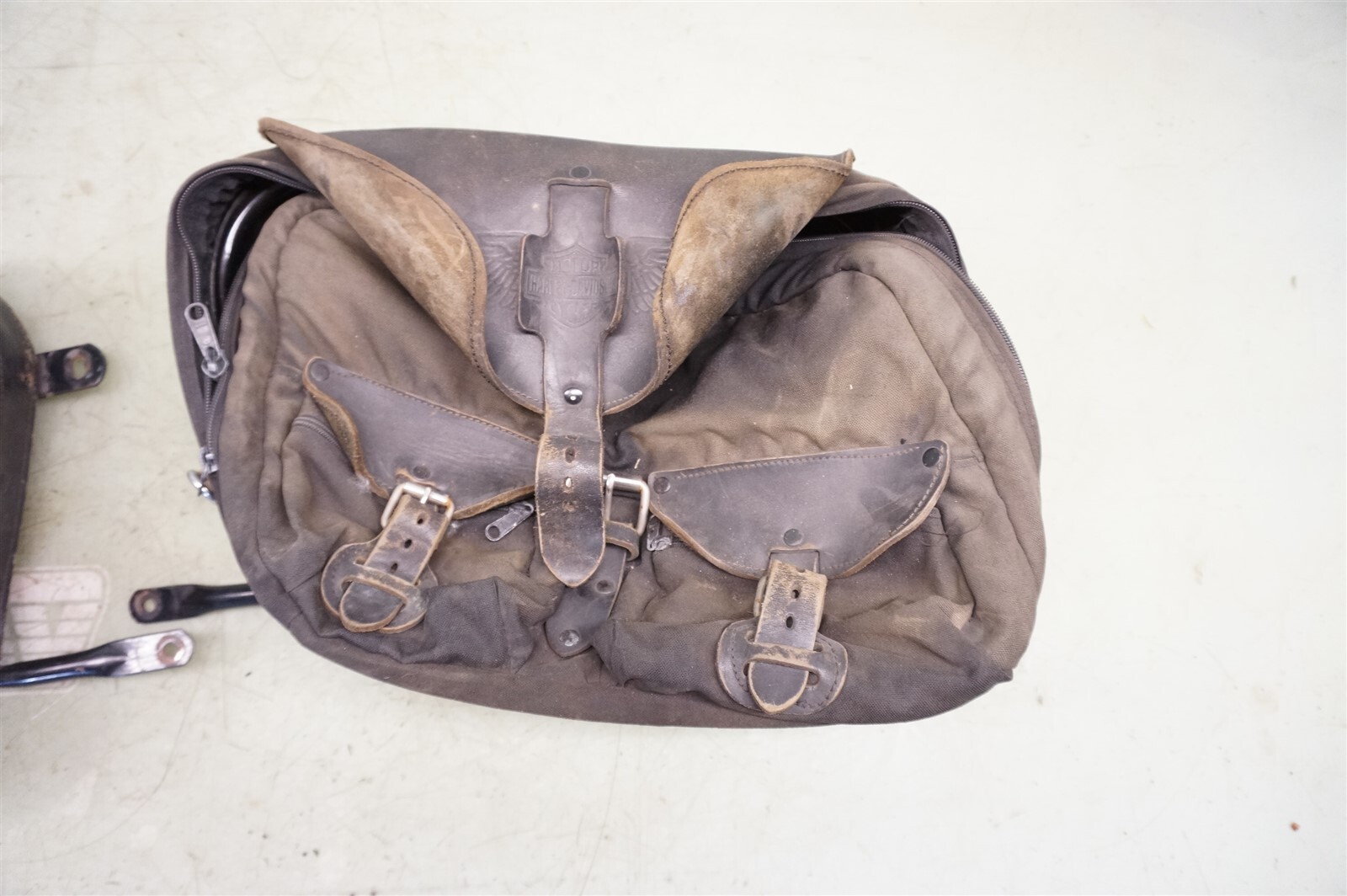 Harley FXRS Convertible saddlebags FXR bags canvas/leather FXRT FXRP