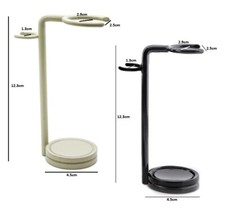 Haryali London Shaving Razor and Brush Stand Stainless Steel Holder Base