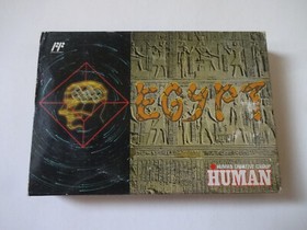 EGYPT Nintendo Famicom HUMAN NES 1986 Puzzle Game w/Box Manual NTSC-J From Japan