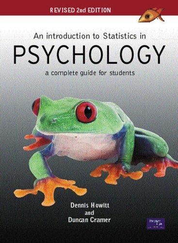 An Introduction to Statistics in Psychology: A Complete Guide f - Picture 1 of 1