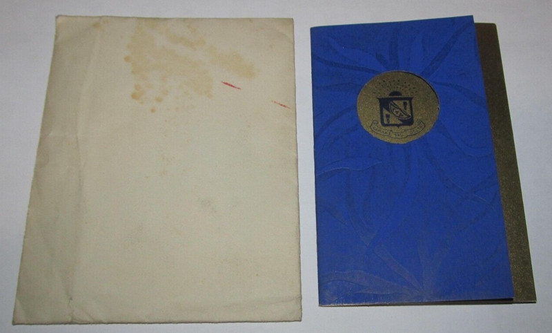 Gamma Tau Delta Fraternity Dance Invitation 1933 Spring Supper Dance Millburn NJ