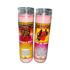 2x set Miel de Amor + Rosas y Miel Veladoras Para el Amor Endulzar, Fidelidad
