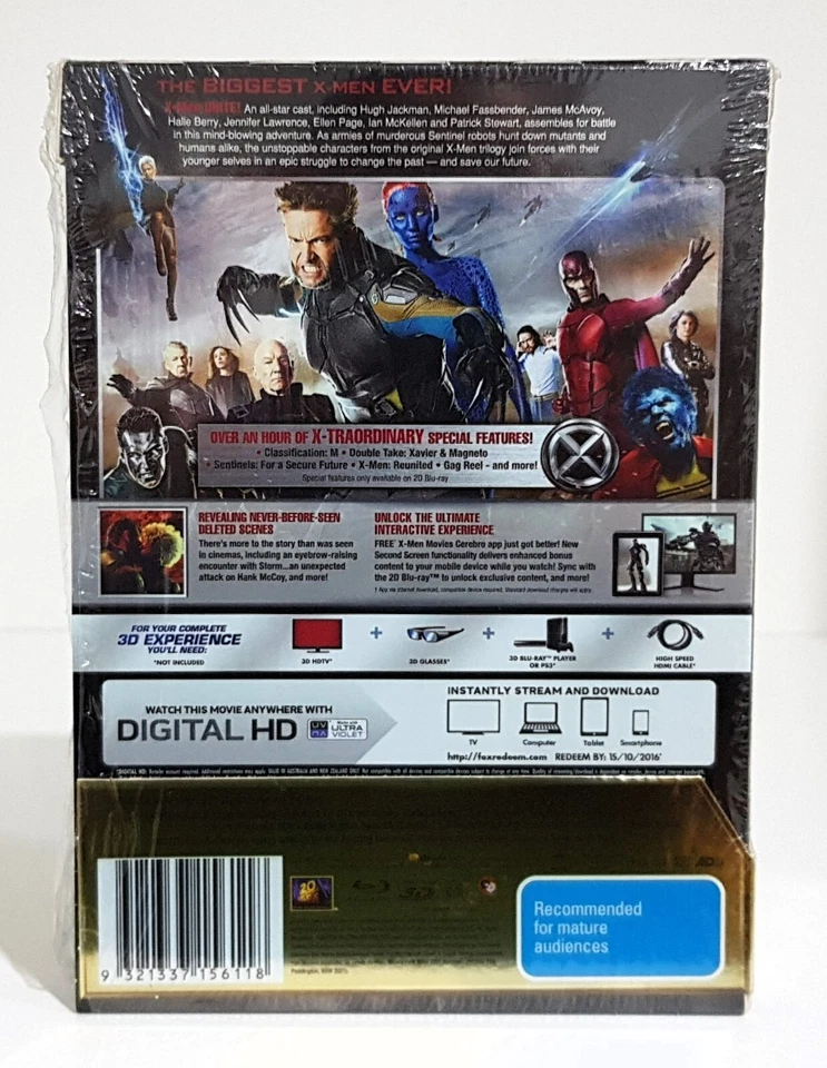 X-Men: Days Of Future Past 3D Blu-ray + Blu-ray Collector's Editon (2-Disc Set) - image 2 of 4