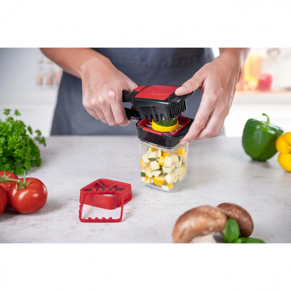 Genius Nicer Dicer Quick XXL Set 7-tlg Handformat Zwiebelschneider Zerkleinerer - Bild 2 von 4