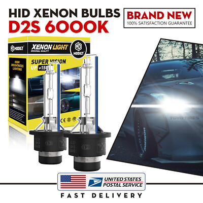 D2S HID Headlight Bulb 6000K Super Bright White Replacement For Mitsubishi RVR