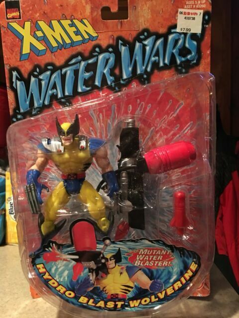 Details about  / Marvel X-Men Water Wars Hydro Blast Wolverine Unmasked ToyBiz Logan New Sealed