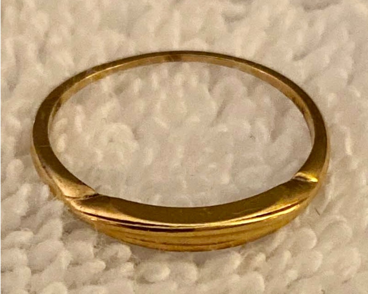 VINTAGE MENS 14K GOLD RING PREOWNED 7