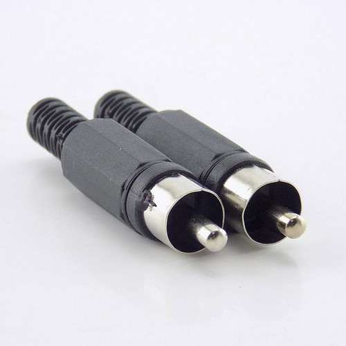 4/10/20pcs Audio RCA Male Female Jack Connector Solder Video Adapter Black Red - Picture 4 of 8