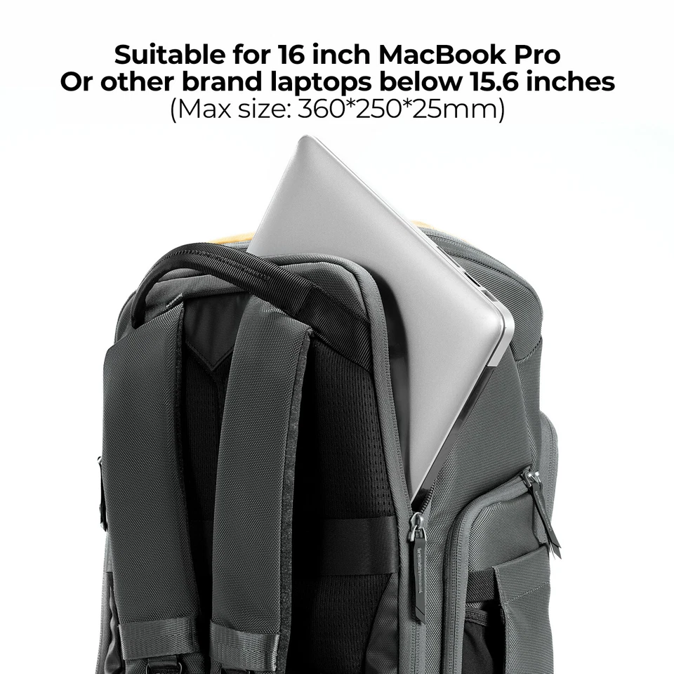 K&F Concept 25L Pro Camera Alpha Backpack Air Camera Bags Case for Photographers - Image 4 of 4