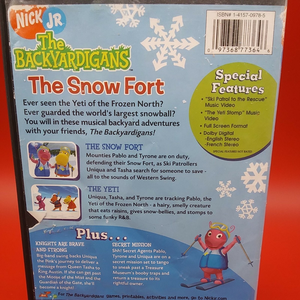 The Backyardigans - The Snow Fort - DVD - Jordan Coleman,Gianna