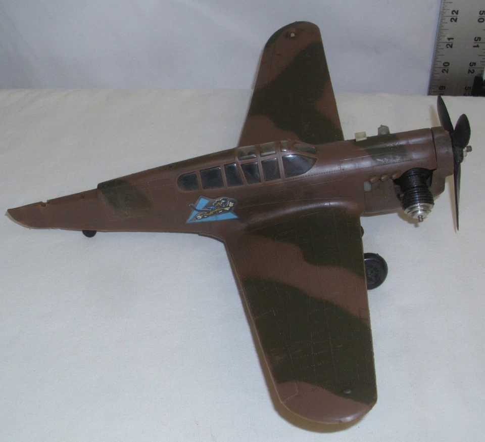 TESTORS KEEP'EM FLYING TIGER GAS AIRPLANE TETHER CONTROL LINE PARTS TOY - Image 4 of 4