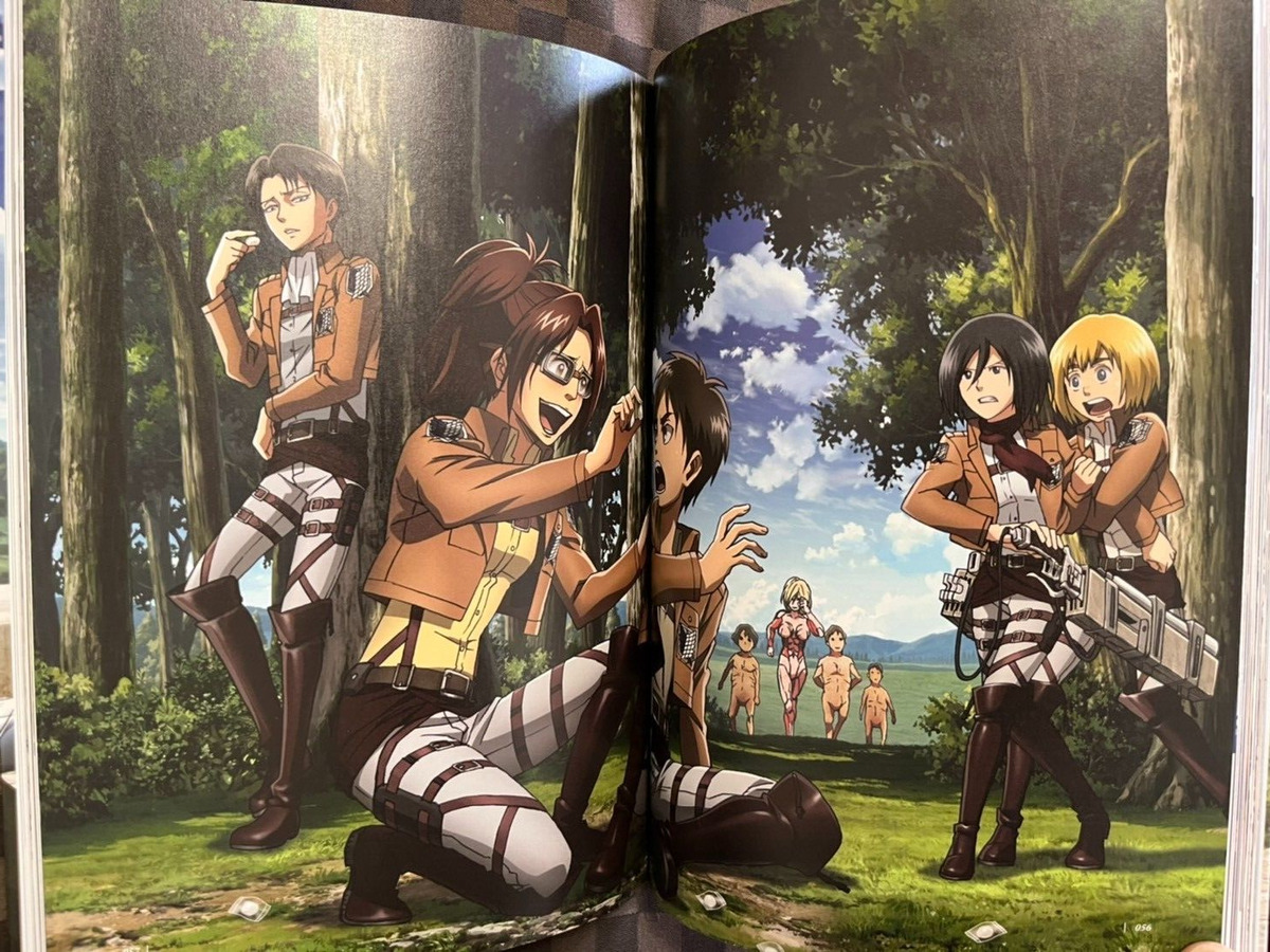 Attack on Titan Anime Illustrations Art Book Shingeki no Kyojin from Japan  Book