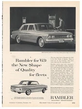 1963 American Motors Rambler Ad: Classic Six 770 & Rambler American Pics - AMC