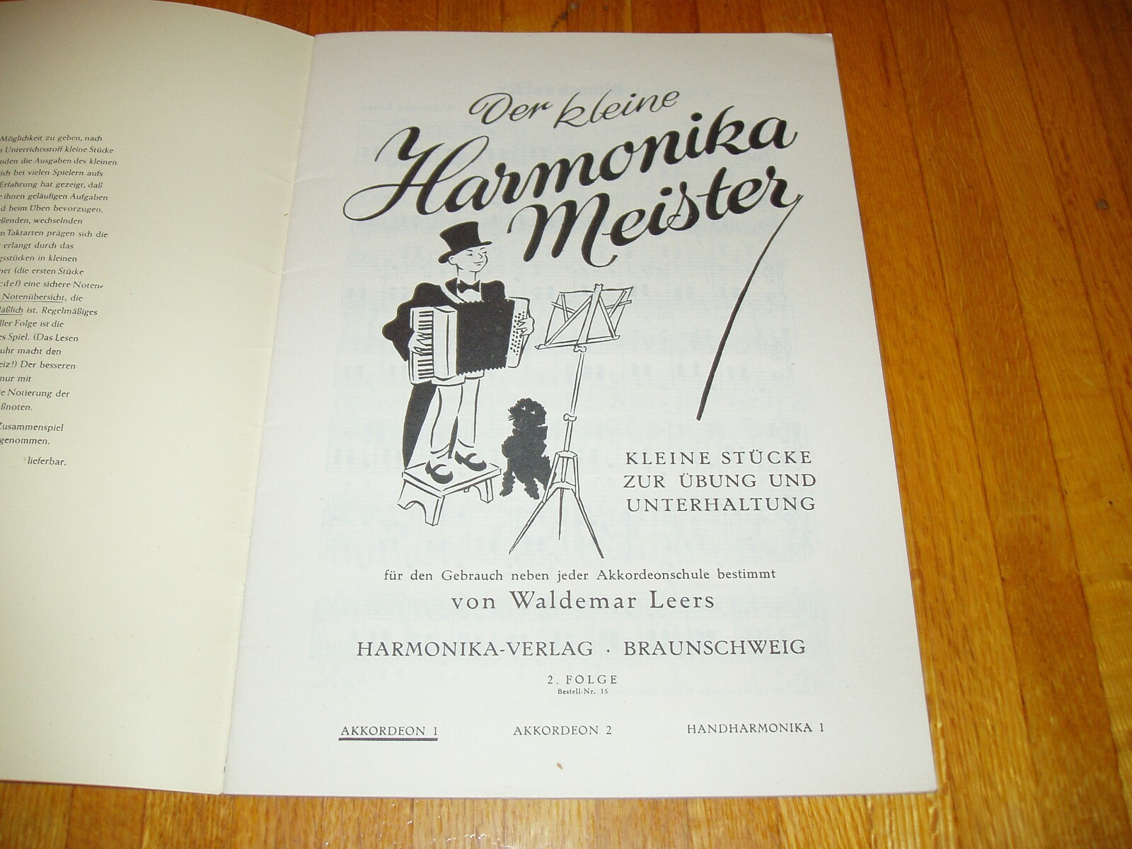 German Accordion Sheet Music eBay