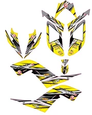 Fits Yamaha Raptor 700R Graphics Kit 2006 2007 2008 2009 2010 2011 2012 decals