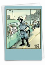 1 Funny Blank All Occasions Greeting Card - Next Window Envelope Included