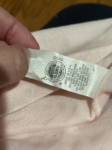 Vintage Miss Elaine Pink Nightgown Medium Gown Long Sleeve Floral Detail Soft - Picture 15 of 18