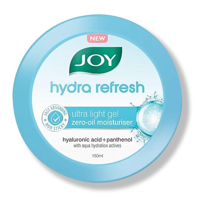 JOY'S Super Light Gel Oil Free Face Moisturizer 150ml, for Fresh Glowing Skin