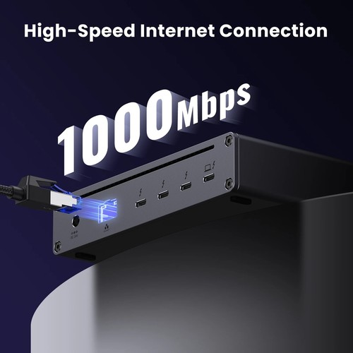 UGREEN Docking Station 8-in-1 Thunderbolt 4 140W 40Gbps Revodok MacBook Laptop - Picture 6 of 7