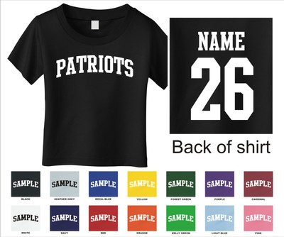 personalized patriots shirt