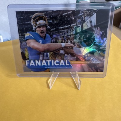 2025 Topps Chrome Football Justin Herbert #FF-16 FANATICAL Chargers SP