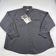 5.11 Tactical Shirt Mens XL Charcoal Gray Taclite Pro Utility Ripstop Workwear
