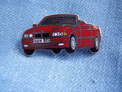 Pin BMW 325 Cabriolet in rot  Bayerische Motorenwerke München Bayern