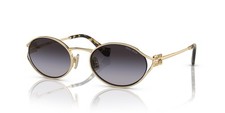Image of Miu Miu 0MU 52YS Pale Gold / Grey Sunglasses. Brand New