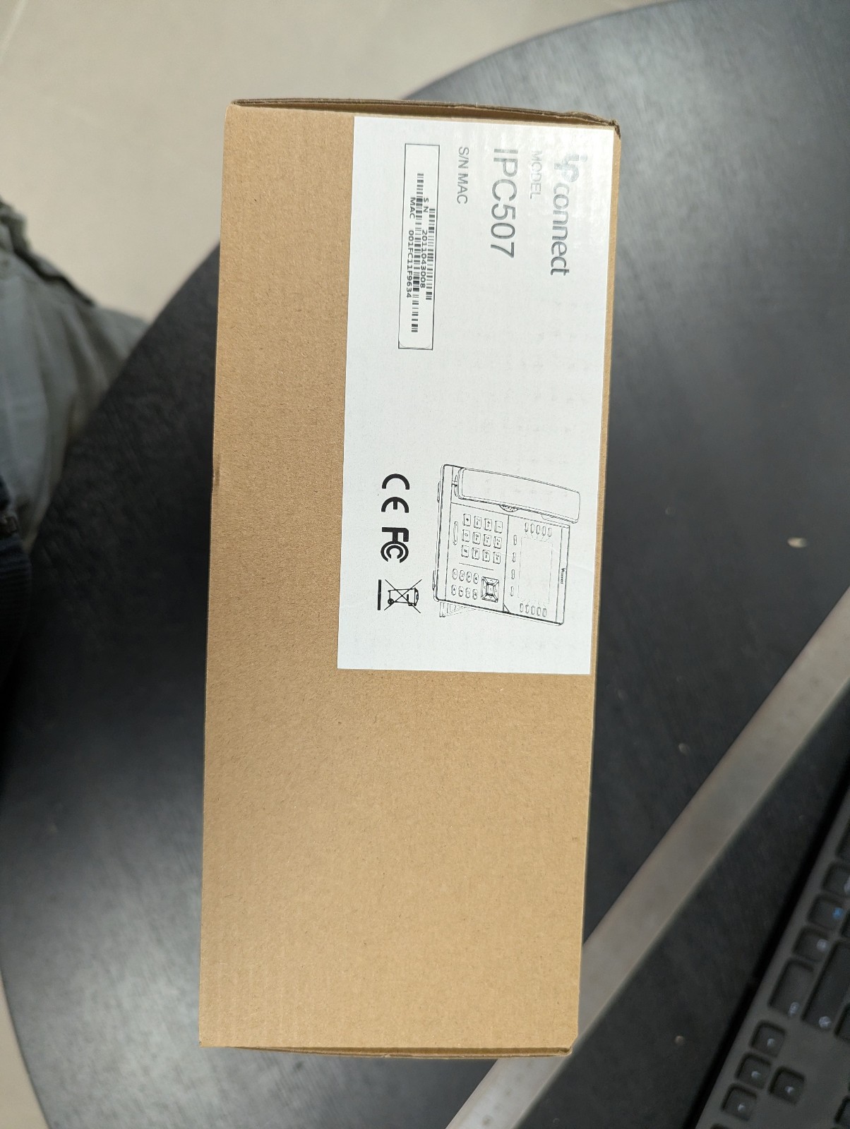 Pack 3 Téléphones IP IPConnect IPC507 POE audio HD