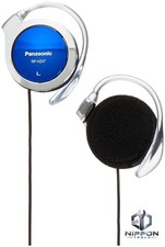 Panasonic RP-HZ47-A On-Ear Clip Headphones Blue Lightweight 32g Japan Ships