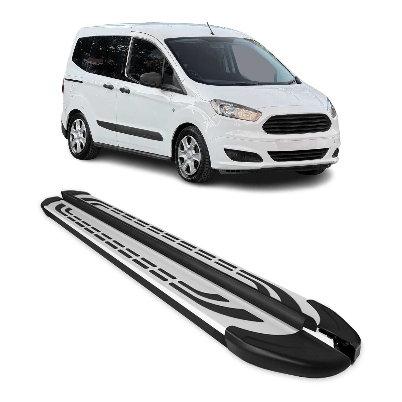 Marchepieds de protection Ford Courier L1 pour chantiers et loisirs