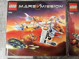 LEGO Mars Mission Instructions Manual Lot 7692 7693 7697 7695 Retired Sets