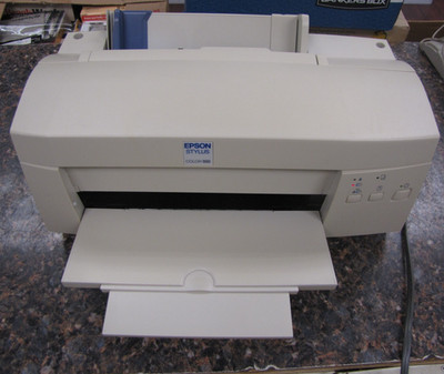 Vintage Epson Stylus Color 900 P120A Ink Jet Printer -Seiko- Japan- Powers- HN44