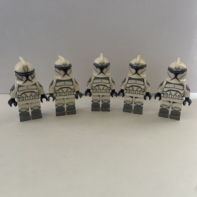 Custom LEGO Star Wars Wolf Pack Squad Clone Troopers Minifigures Lot Decaled Av