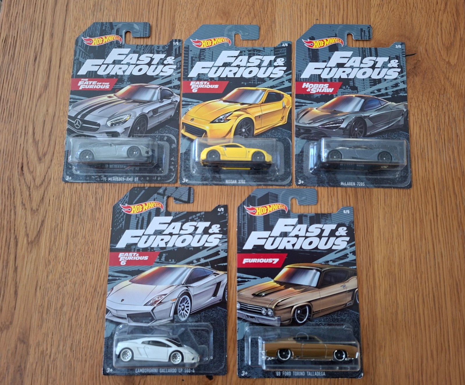 Hot Wheels Fast & Furious 1/64 lot complet 2020 pour décor de bureau et passionné auto