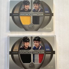 2003-04 SP Game Used Team double Threads  LEMIEUX GRETZKY 28/60  38/60