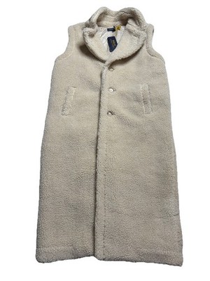 NWT $288+ POLO RALPH LAUREN Sherpa Long Women s Vest