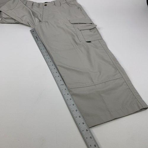 Tru-Spec Mens Size 34x26 Tactical Cargo Pants Khaki Tan Snap Button - Picture 11 of 16