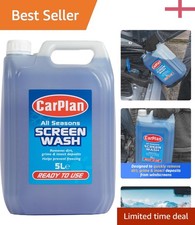 Ready Mixed 5L Screen Wash - Unscented Formula for Clear Windshield Protection 2.20 per litre