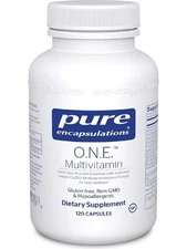 Pure Encapsulations O.N.E. Multivitamin – 120 Capsules. Exp 12/2027