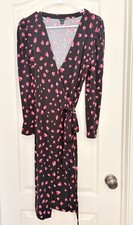 Ann Taylor petite Heart Wrap dress Size 2p