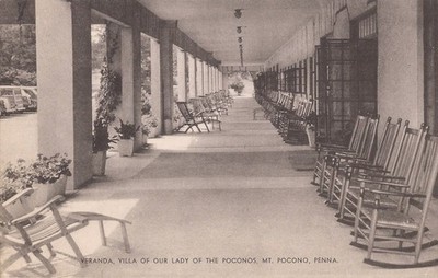 Mount Pocono, PENNSYLVANIA - Villa of Our Lady of the Poconos - Veranda