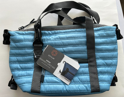 ONIVA Picnic Time Brand Quilted Insulated Washable Lunch Bag, New
