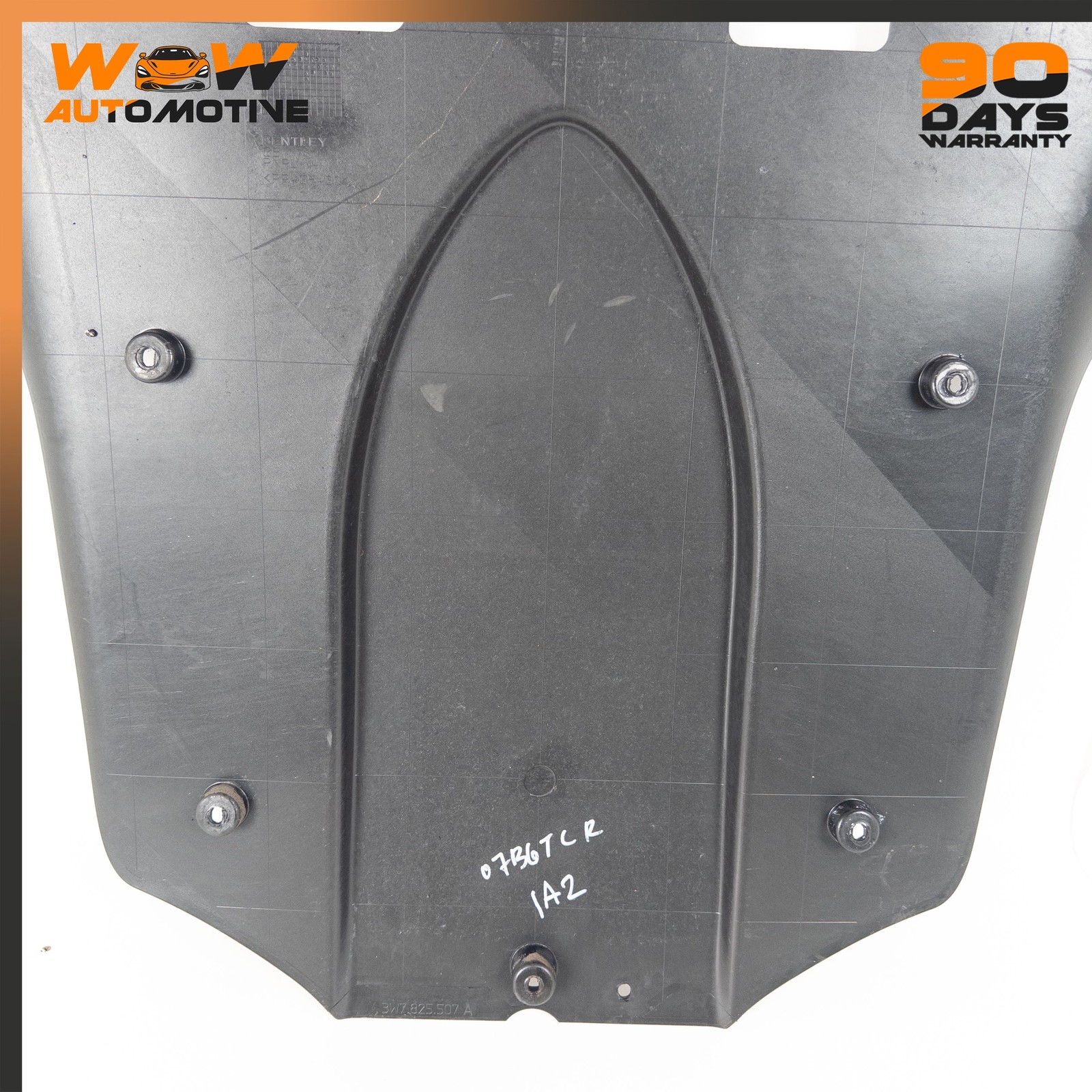 07-11 BENTLEY CONTINENTAL GTC REAR UNDERBODY SPLASH GUARD COVER TRIM OEM