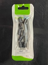 10 pack JWCO 100uF 50v electrolytic Radial lead Capacitors. 100 uF Amp Radio