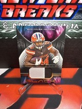 2019 Panini Black #F-NC Nick Chubb Futuristic Relics Copper #18/25