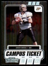2021 Contenders Draft Picks Campus Ticket #21 Drew Brees Purdue