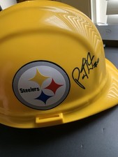 Peyton Wilson Certified Custom Pittsburgh Steelers Hard Hat 