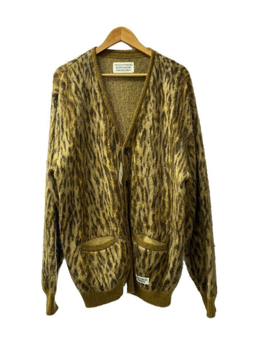 トップス WACKO MARIA KNIT CARDIGAN Wool 100% RECORDS JACQUARD KNIT CARDIGAN - WACKO MARIA (ワコマリア