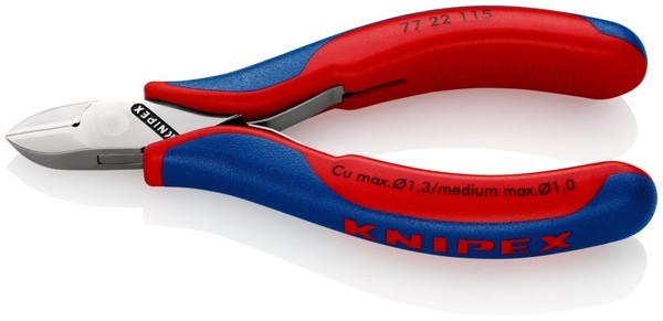 Knipex-Werk Elektronik-Seitenschneider 77 22 115 Sb Seitenschneider-image